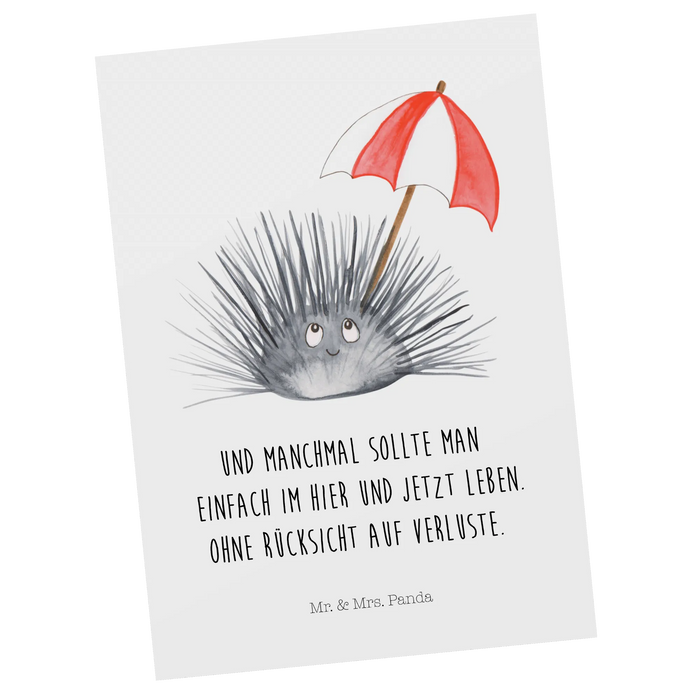 Postkarte Seeigel