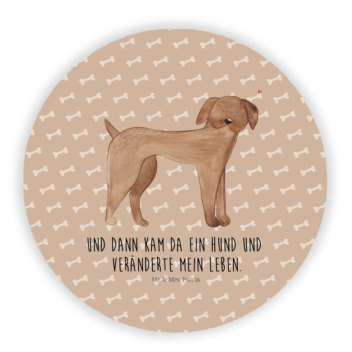 Rund Magnet Hund Dogge