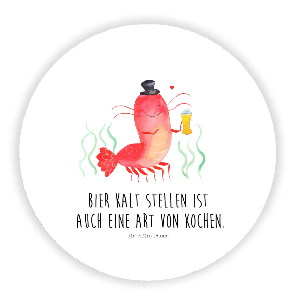 Rund Magnet Hummer Weizen