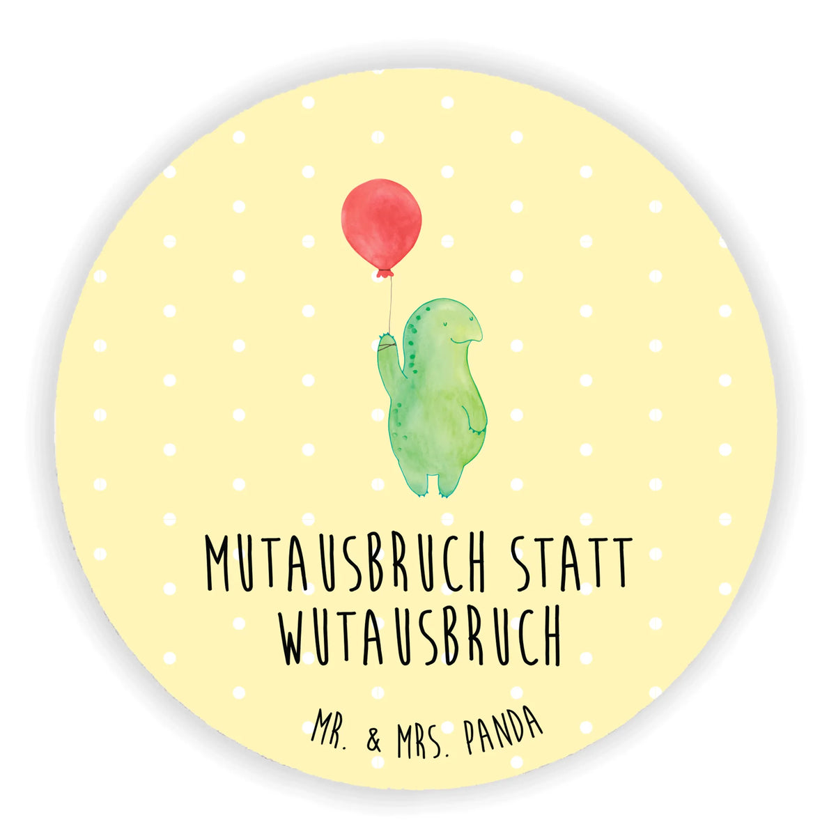 Rund Magnet Schildkröte Luftballon