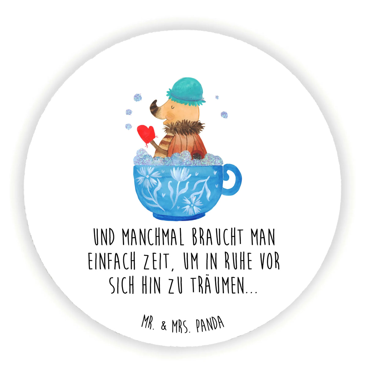 Rund Magnet Motte Schaumbad