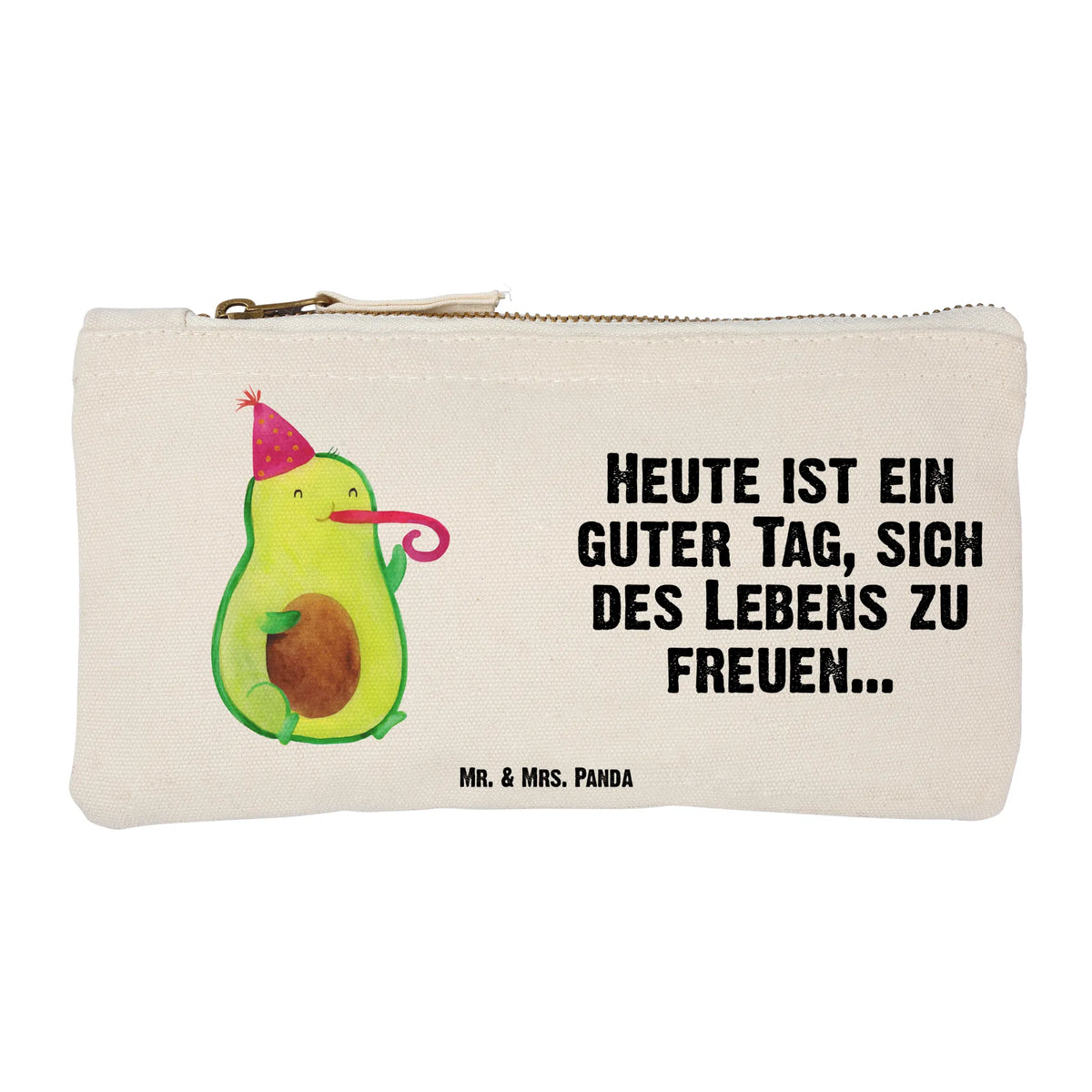 Schminktasche Avocado Feier