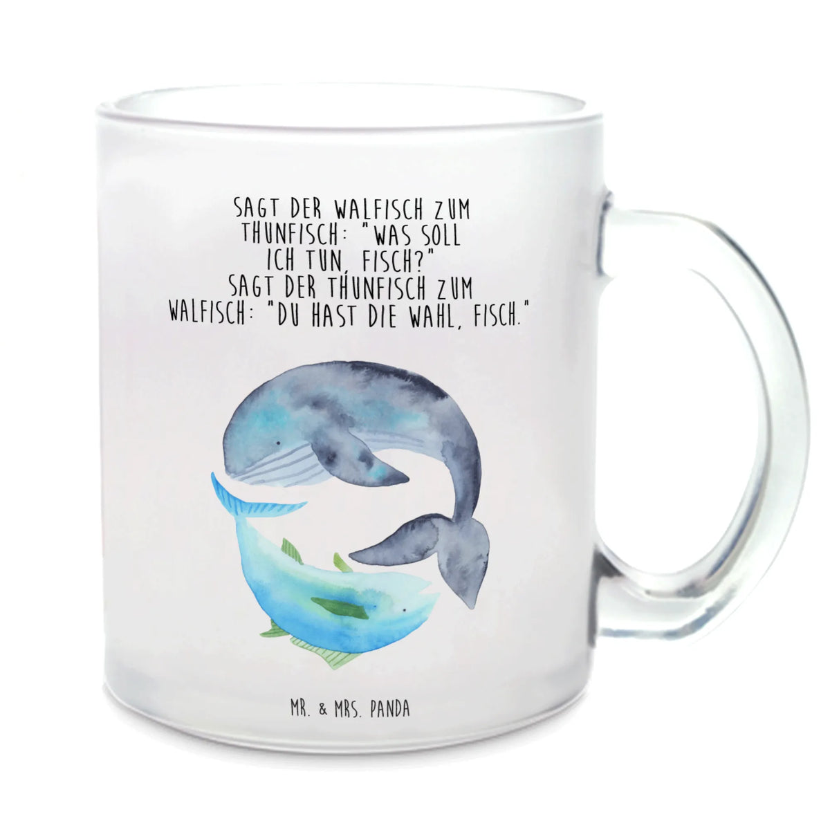 Teetasse Walfisch Thunfisch