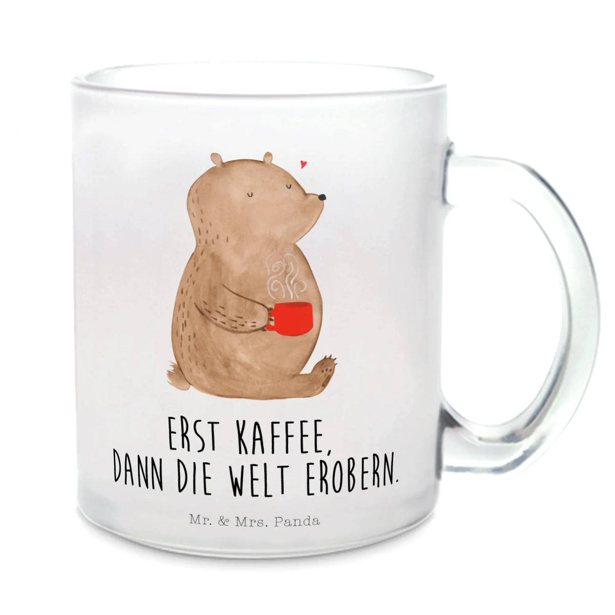 Teetasse Bär Kaffee getränkeglas, Teetasse aus Glas, Tee Tasse, Motivtasse, Henkeltasse, getränkebecher, Pott, Teetasse Glas, Teetasse, Haferl, Glas Teebecher, Kakaotasse, glastasse, Glasbecher, Trinkglas, Häferl, Teeglas, Henkelbecher, Teddy, Bär, Teddybär, Guten Morgen, Motivation, Kaffee, Bären, Morgenroutine, Welt Retten, Coffee, Welt Erobern
