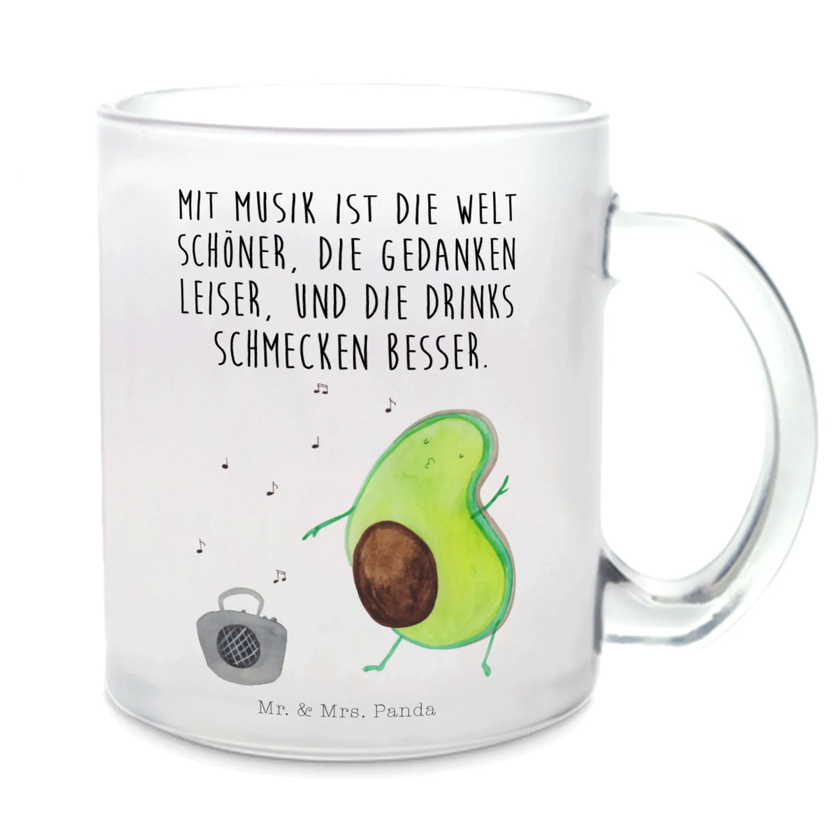 Teetasse Avocado Tanzen