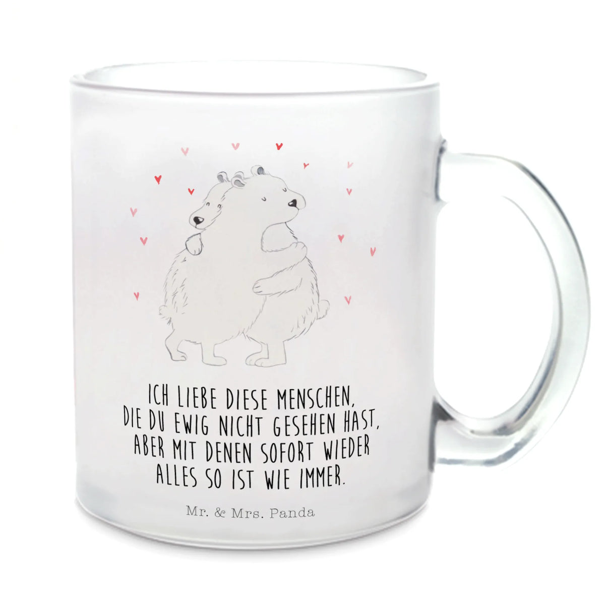 Teetasse Eisbär Umarmen Teetasse, Teetasse Glas, getränkeglas, Henkeltasse, Glas Teebecher, Teeglas, Kakaotasse, getränkebecher, Trinkglas, Glasbecher, Motivtasse, glastasse, Pott, Häferl, Henkelbecher, Haferl, Teetasse aus Glas, Tee Tasse, Lustige Sprüche, Tiere, Tiermotive, Gute Laune