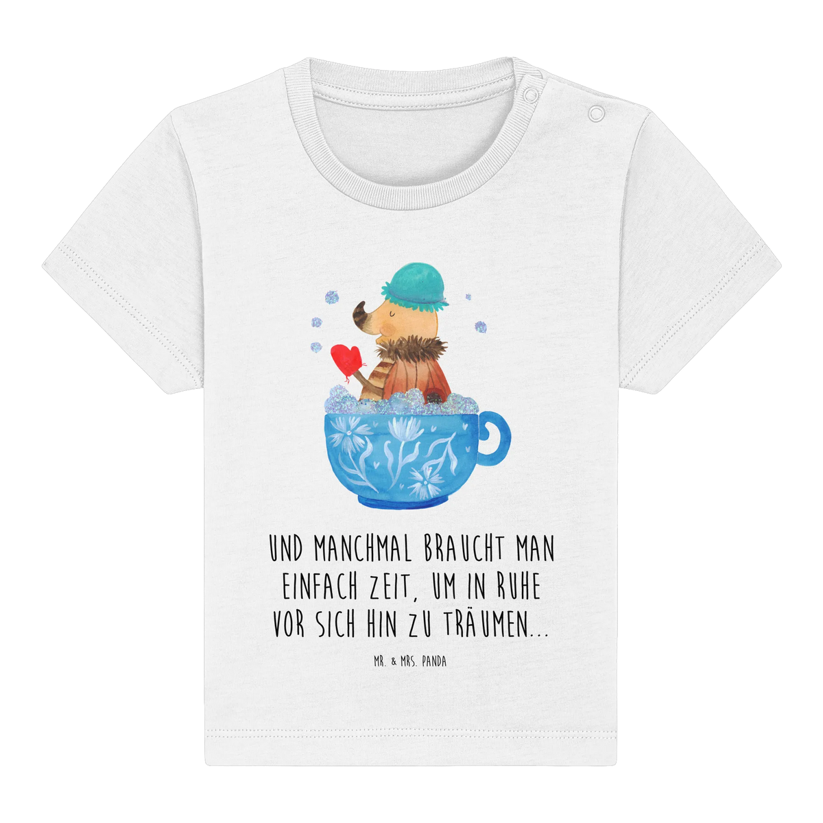 Organic Baby Shirt Motte Schaumbad