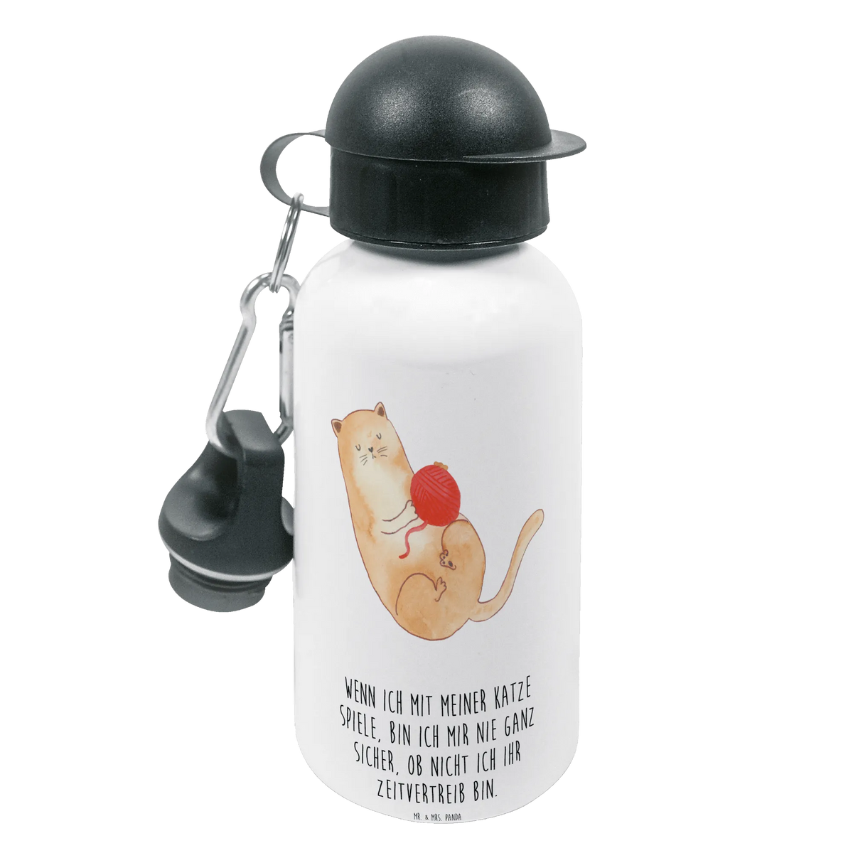 Kindertrinkflasche Katze Spielzeit