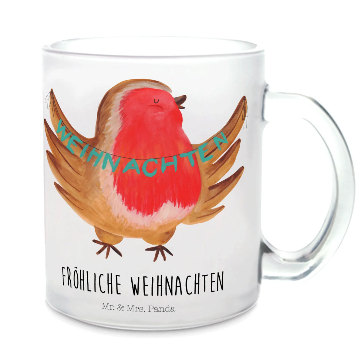 Teetasse Rotkehlchen Weihnachten