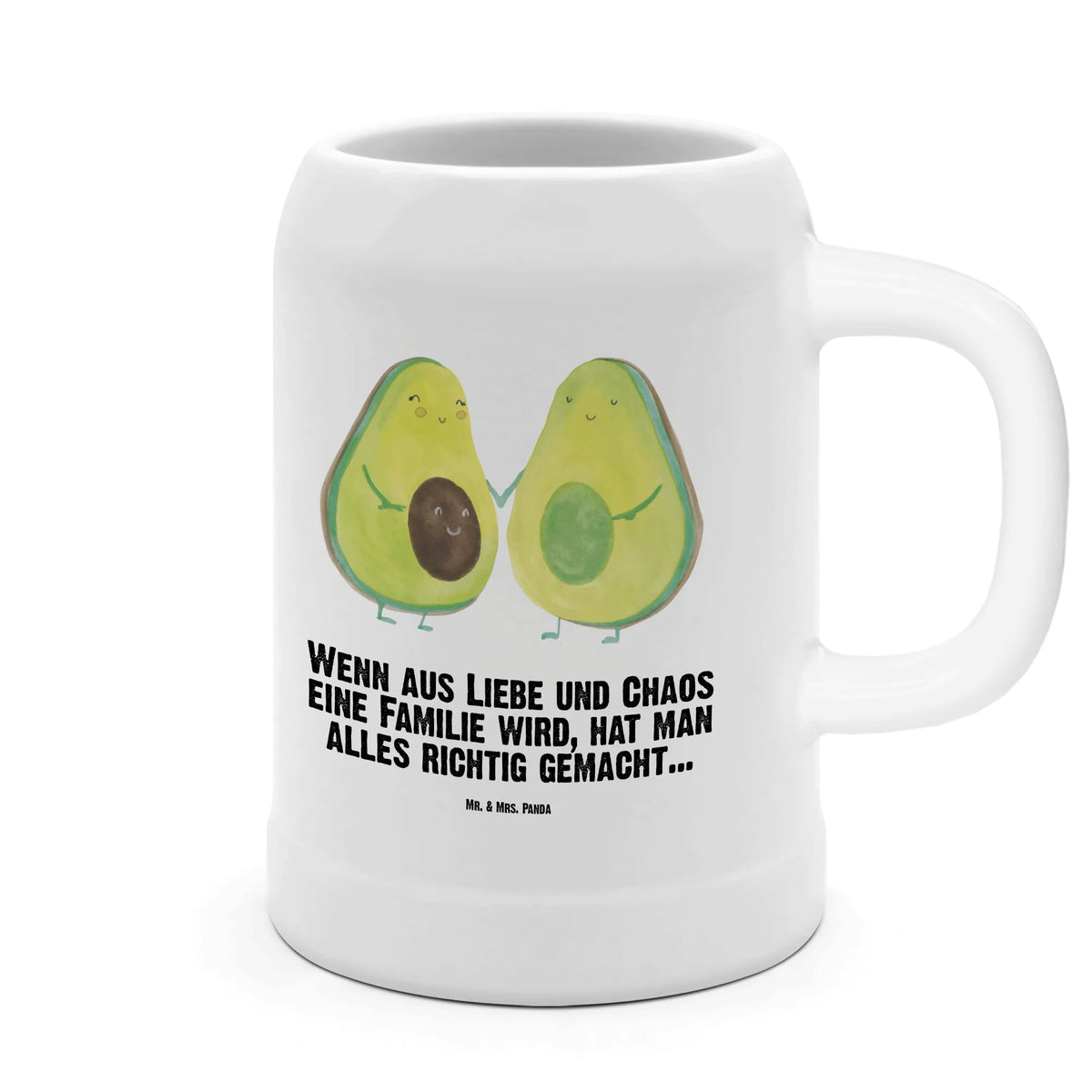 Bierkrug Avocado Pärchen Steinkrug, Bier Humpen, Steinzeugkrug, Bierbecher, Steinbierkrug, Tonkrug, Steingutkrug, Trinkkrug, Mr. & Mrs. Panda Bierkrug, Keramikkrug, Seidel, Bierhumpen, Humpen, Krug, Bier Seidel, Avocado, Veggie, Vegan, Gesund, Familie, Liebe, Geburt, Avocuddle, Kinder, Hochzeit, Schwangerschaft, Avocados, Babyparty, Babyshower