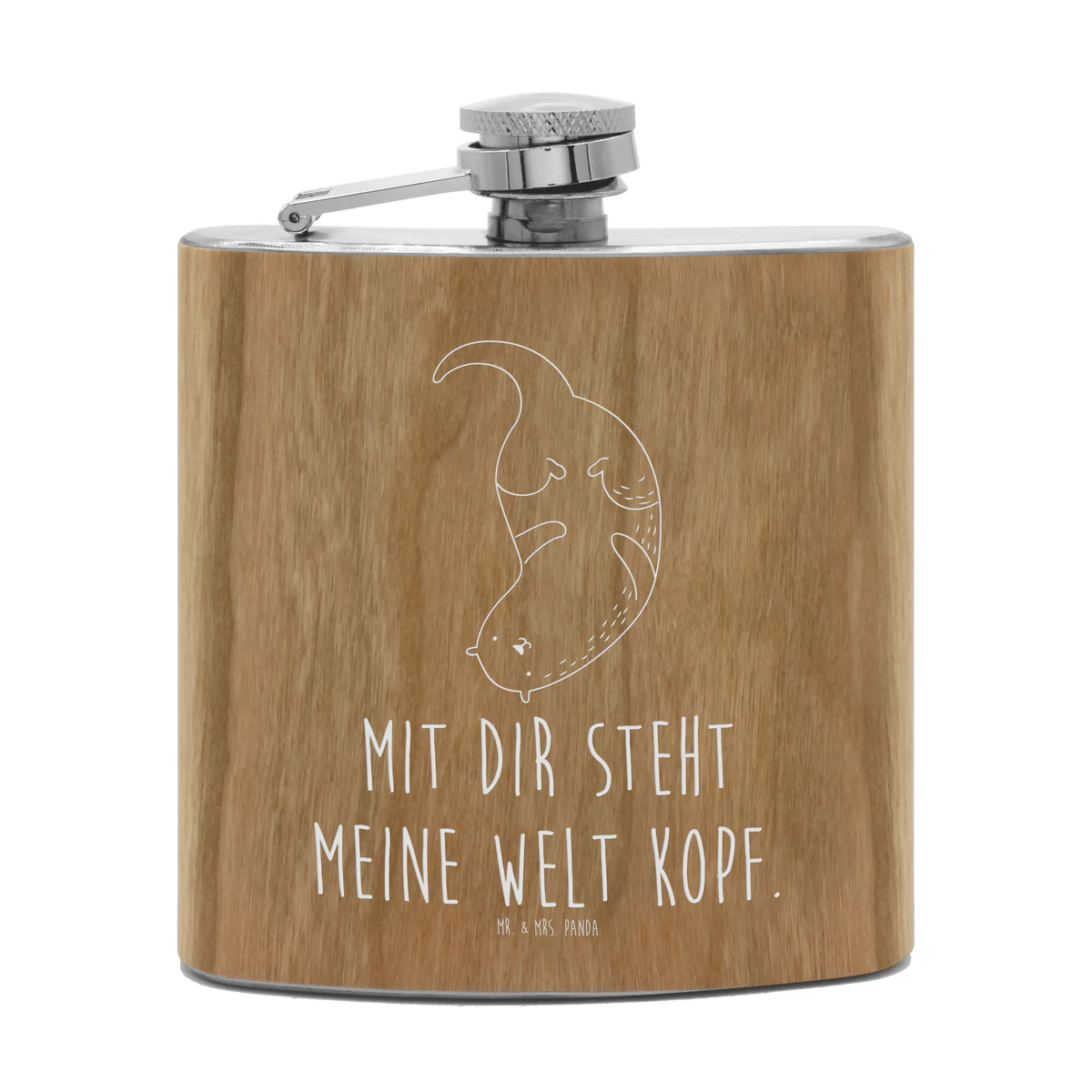 Flachmann Otter Kopfüber Hip Flask, Flachmann, Flachmann Outdoor, taschenflasche, outdoor flachmann, schnapsflasche, Rum Flachmann, Wodka Flachmann, Whisky Flachmann, Taschenflachmann, Schnaps Flachmann, Flachmann Holz, Flachmann Edelstahl, Flachmann Aus Edelstahl, feldflasche, Likörflasche, edelstahl flachmann, Alkoholflasche, spirituosenflasche, holz flachmann, Otter, Fischotter, Seeotter, Otter Seeotter See Otter