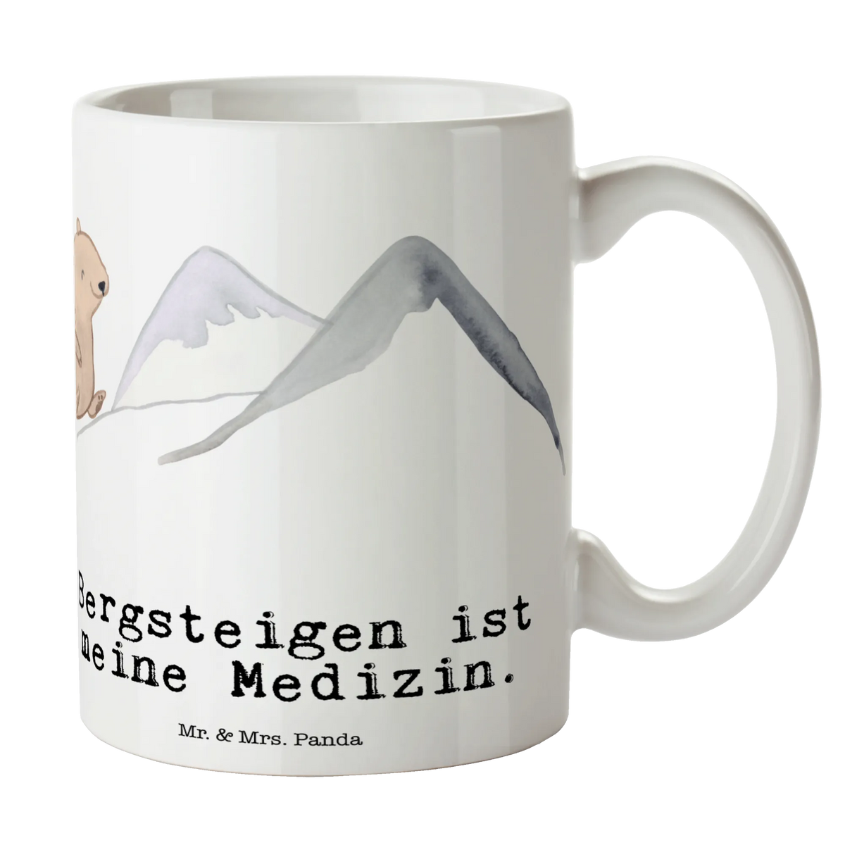 Tasse Bär Bergsteigen