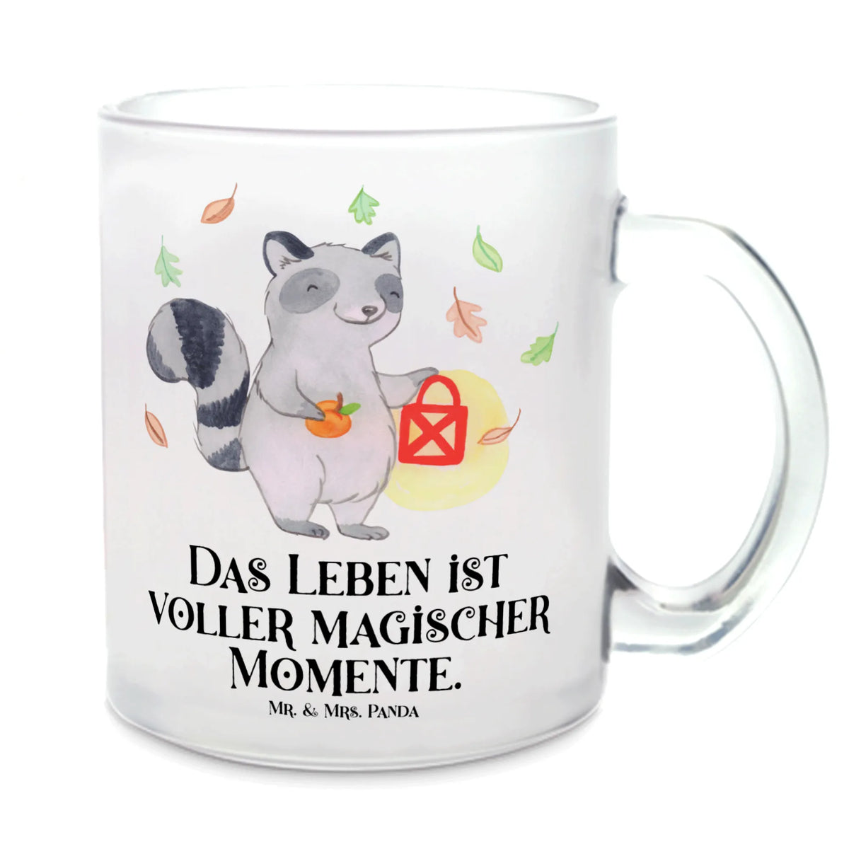 Teetasse Waschbär Laterne getränkeglas, Motivtasse, Teetasse aus Glas, Trinkglas, glastasse, Henkeltasse, Teeglas, Henkelbecher, Haferl, Kakaotasse, Teetasse, getränkebecher, Pott, Teetasse Glas, Tee Tasse, Glas Teebecher, Glasbecher, Häferl, Schenken, Geschenke, Deko, Dekoration, Halloween, Martinssingen, Trick Or Treat, Halloween Deko, Laterne, Süßes Sonst Gibt's Saures, Waschbär, Herbst