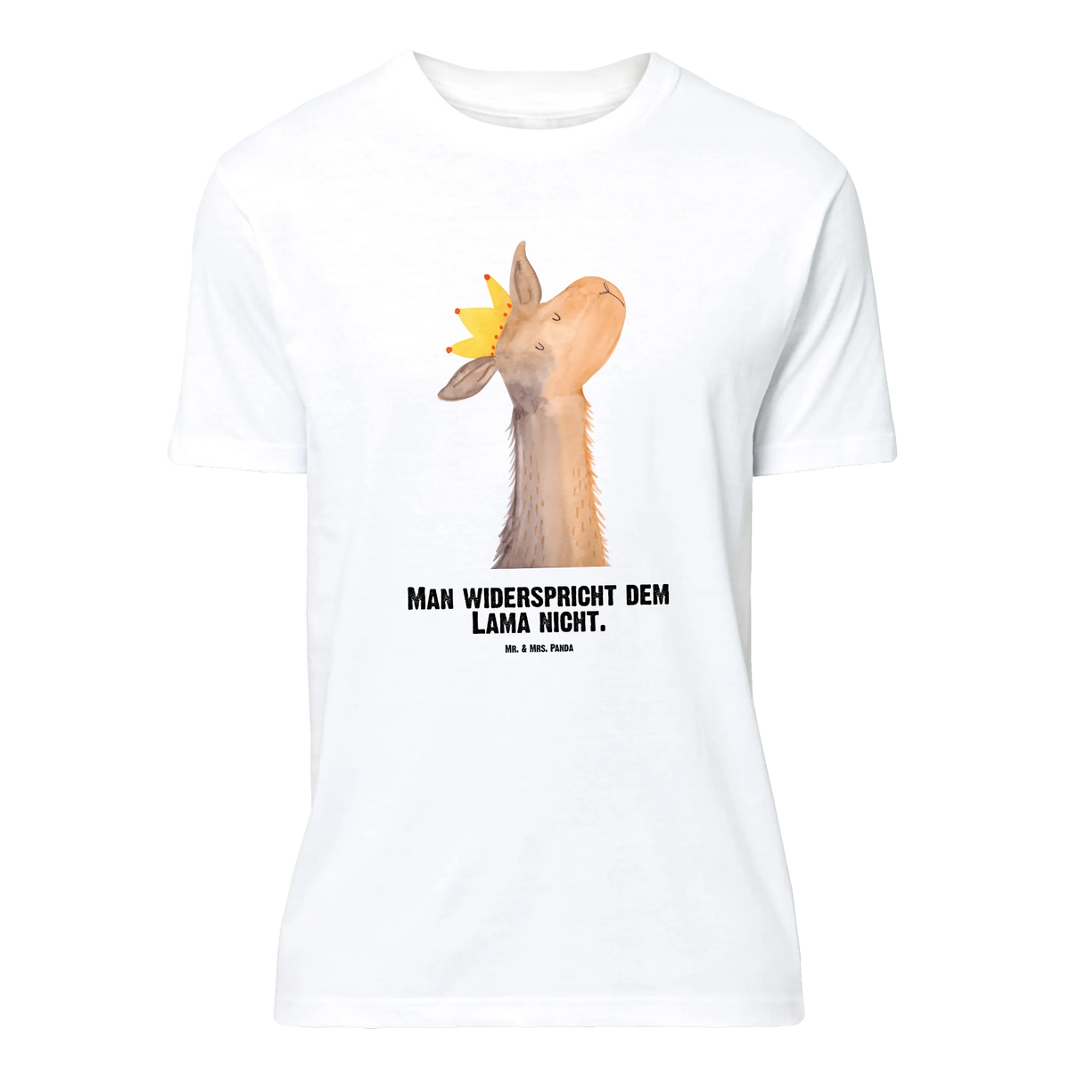 Personalisiertes T-Shirt Lamakopf König T-Shirt mit Aufruck, T-Shirt mit Namen, T-Shirt Personalisiert, Alpaka, Lama, Abi, König, Königin, Abitur, Kollegin, Chef, Lamas, Büro Kollege, Freundin, Mama, Vorgesetzter, Papa