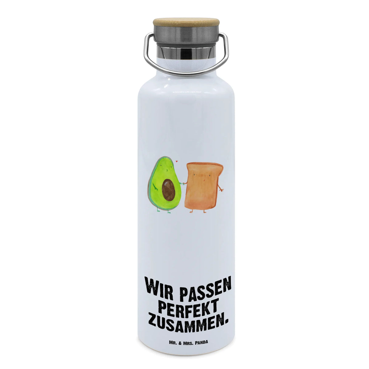 Trinkflasche Avocado Toast Trinkflasche Aus Edelstahl, Thermosflasche, Thermo-Trinkflasche, metall trinkflasche, Warmhalteflasche, metallflasche, Trinkflasche, thermobottle, Isolierte Trinkflasche, thermos trinkflasche, Vakuumflasche, wasser trinkflasche, große trinkflasche, getränkebehälter, feldflasche, große wasserflasche, Edelstahlflasche, Getränkeflasche, große thermosflasche, isolier trinkflasche, Trinkbehälter, Wasserflasche, Trinkgefäß, Avocado, Veggie, Vegan, Gesund, Verlobt, Toast, Freundin, Toastbrot, Freund, Jahrestag, Liebespaar, Jahrestagsgeschenk, Hochzeit, Pärchen, Verlobungsparty, Hochzeitsgeschenk