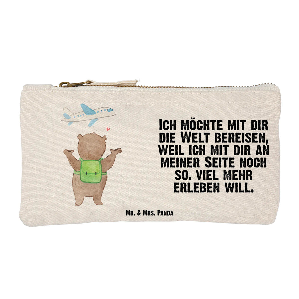 Schminktasche Bär Flugzeug Schminktäschchen, Mäppchen, Stiftemäppchen, Kosmetikbeutel, Kulturtasche, aufbewahrungstasche, kosmetiktäschchen, Baumwolltasche, Waschtasche, Etui, pencil case, Baumwollbeutel, Federmappe, Make-Up Tasche, Schminkbeutel, Waschbeutel, utensilientasche, beauty case, Schlampermäppchen, Schulmäppchen, beauty tasche, Stifteetui, Kosmetiktasche, Täschchen, Pouch, Pinseltasche, toiletry bag, Kulturbeutel, Stoffbeutel, Beauty Bag, aufbewahrungsbeutel, Schlamper, Schminktasche, Federtasche, Freund, Liebe, Liebesgeschenk, Jahrestag, Verlobung, Partner, Ehemann, Ehefrau, Heiraten, Heiratsantrag, Hocheitstag, Freundin, Hochzeitstag, für Ehemann, Valentinstag, für Männer, Mitbringsel, Geschenk für Frauen, Geschenk für Freundin, Geschenk für Partner, Liebesbeweis