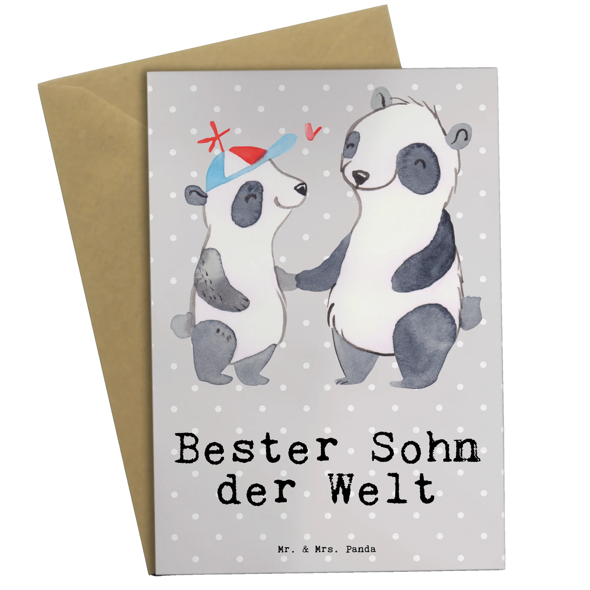 Grußkarte Panda Bester Sohn der Welt firmungskarte, Klappkarte, vatertagskarte, glückwunschkarten, genesungskarte, hochzeitskarten, weihnachtskarten, Beileidskarte, Glückwunschkarte, valentinstagskarte, kommunionskarte, dankeskarten, Grußkarten, jubiläumskarte, spruchkarte, babykarte, osterkarte, neujahrskarte, Grußkarte, osterkarten, Motivkarte, abiturkarte, einladungskarten, Geschenkidee, Geschenk, Schenken, Mitbringsel, Geburtstag, Geburtstagsgeschenk, für, Danke, Dankeschön, Bedanken, Freude machen, Geschenktipp, Sohnemann, Kind, Belohnung, Sohn, Bub, Nachwuchs, Bube, Vater, Söhnchen, Familie, Nachkomme