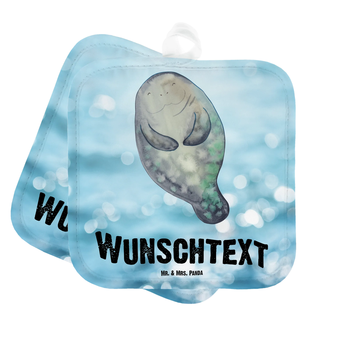 Personalisierte Topflappen Seekuh Happy Topflappen Set Personalisiert, Topflappen bedrucken, Küchentextilien personalisiert, Topflappen Personalisiert, Topflappen selbst gestalten, Küchenaccessoires personalisiert, Topfhandschuhe mit Namen, Topflappen mit Namen, Personalisierte Topflappen, Personalisierte Topfhandschuhe, Küchenzubehör personalisiert, Topfhandschuhe personalisiert, Meer, Urlaub, Meerestiere, Zufrieden, Freundin, Respekt, Neustart, Selbstliebe, Seekuh, Liebeskummer, Achtsamkeit, Neuanfang, Seekühe