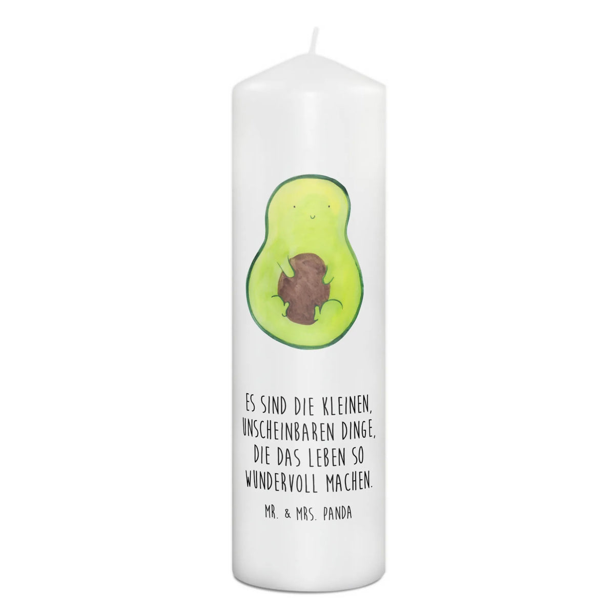 Kerze Avocado Kern Bedruckte Kerze, Erinnerungslicht, Wachskerze, Blockkerze, Stumpenkerze, Kerze, Erinnerungskerze, Zylinderkerze, Gesund, Veggie, Avocado, Vegan, Pflanze, Kern, Avokado, Spruch Leben, Avocadokern