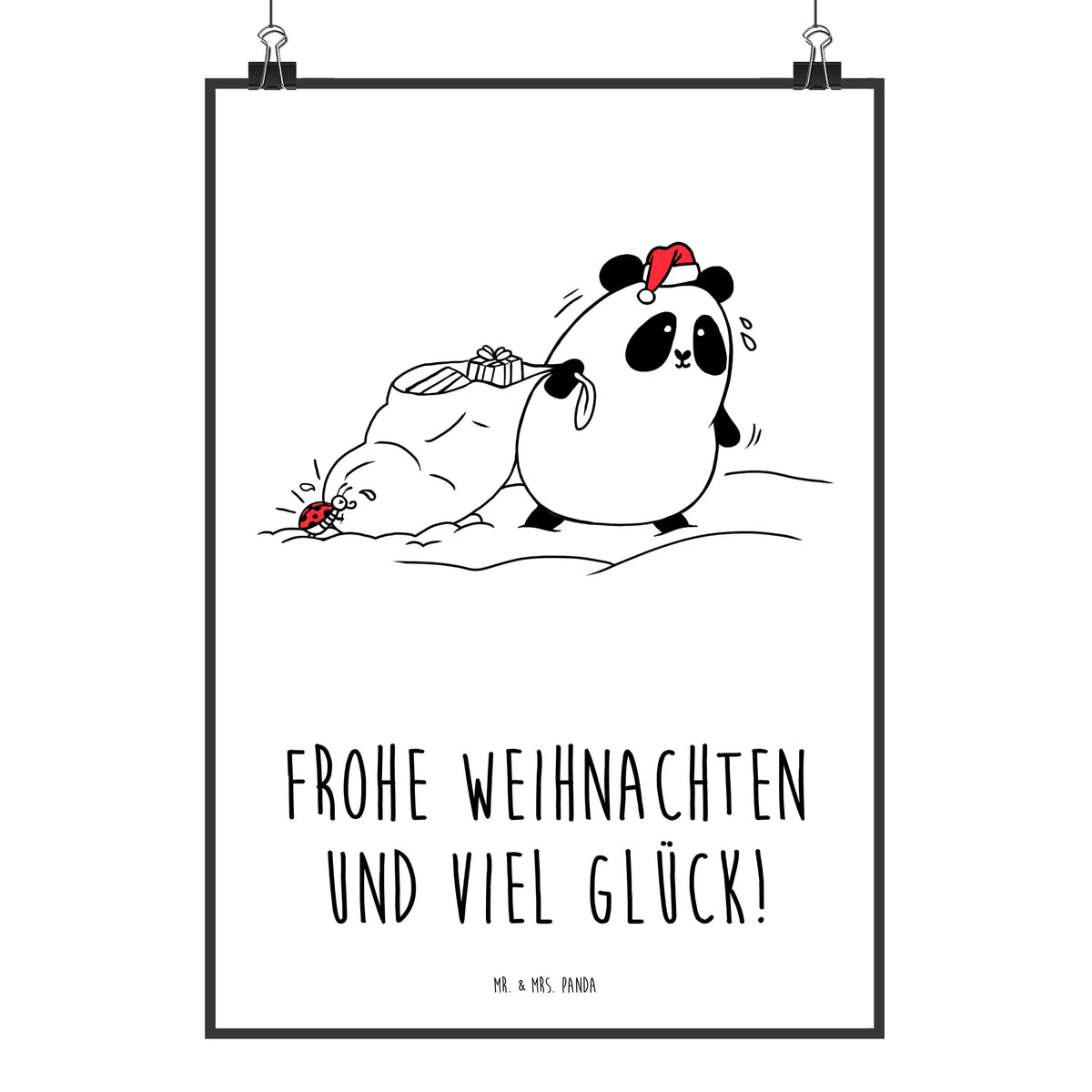 Poster Panda Weihnachten Wandschmuck, wanddeko, Deko Poster, Wanddekoration, Panda Poster, Plakat, Deko Bild, Bild, kunstdruck poster, Kunstdruck, wandkunst, grafikposter, Designposter, Design Poster, Posterdruck, wanddruck, Wanddeko Bild, drucke, Wandbild, Mr. & Mrs. Panda Poster, kunstposter, typografie poster