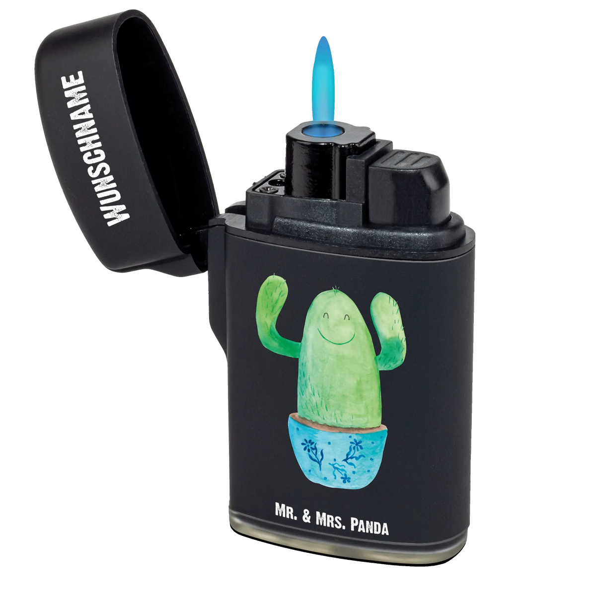 Personalisiertes Feuerzeug Kaktus Happy Gasfeuerzeug personalisiert, Feuerzeug mit Name, Feuerzeug Personalisiert, Personalisiertes Feuerzeug, Individuelles Feuerzeug, Personalisierbares Feuerzeug, Kakteen, Kaktus, Familie, Kollege, Motivation, Ausbildung, Spruch, Büroalltag, Mutter, Freundin, Kindersicherung, Neustart, Kollegin, Lustig, Büro