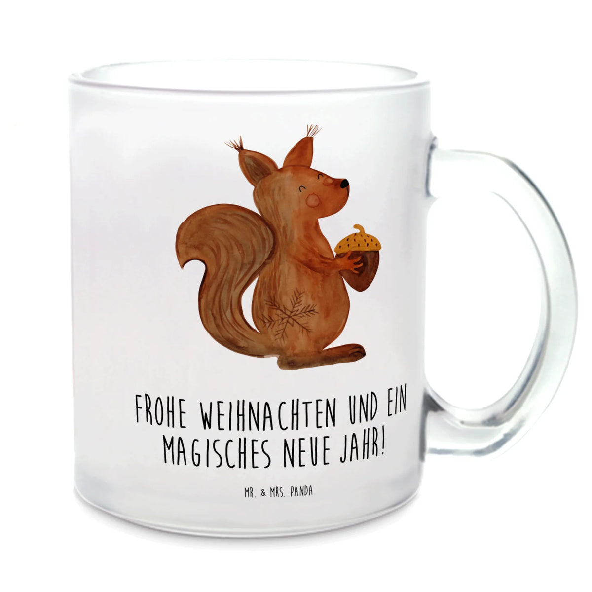 Teetasse Eichhörnchen Weihnachten Teetasse aus Glas, Teeglas, Motivtasse, Glas Teebecher, getränkebecher, Tee Tasse, Henkeltasse, Haferl, Pott, Glasbecher, Trinkglas, Kakaotasse, Häferl, getränkeglas, Teetasse, Teetasse Glas, glastasse, Henkelbecher, Weihnachten, Winter, Weihnachtsdeko, Nikolaus, Advent, Heiligabend, Wintermotiv, Neujahr, Weihnachtsgruß, Vogel, Guten Rutsch, Frohes Neues Jahr, Weihnachtsmotiv, Frohe Weihnachten