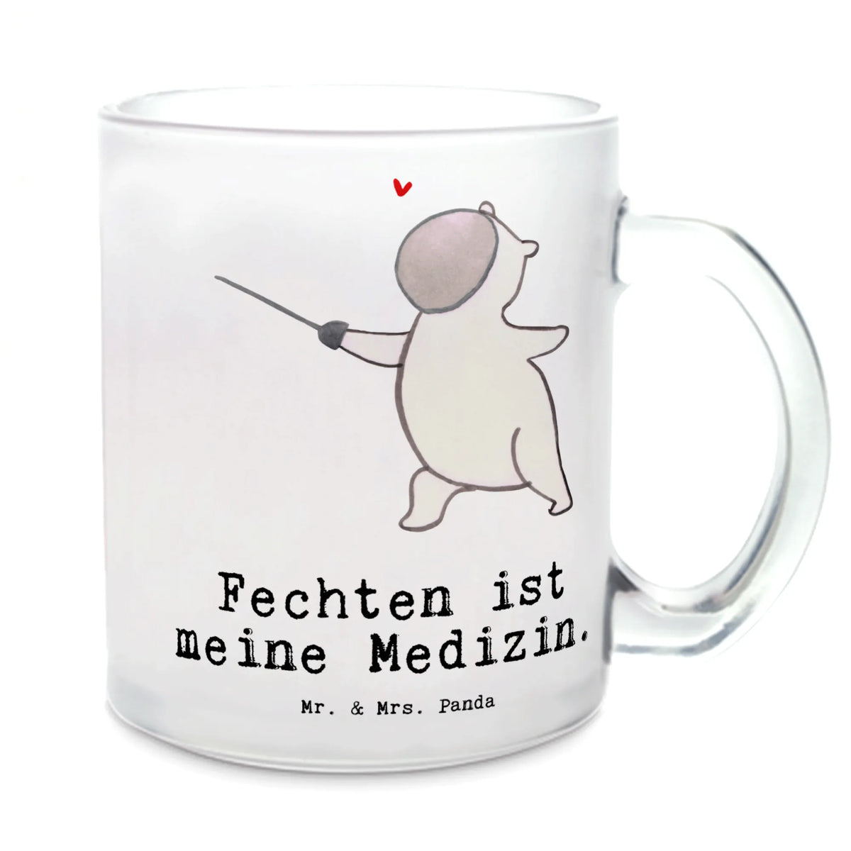Filiżanka do herbaty Panda Szermierka
