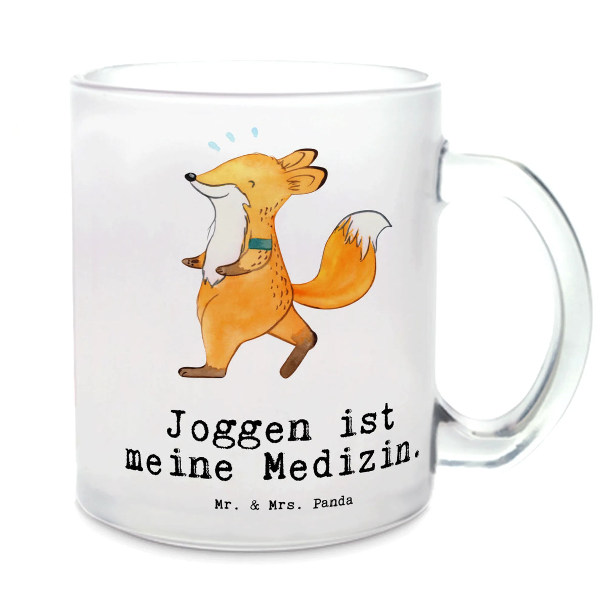 Teetasse Fuchs Joggen