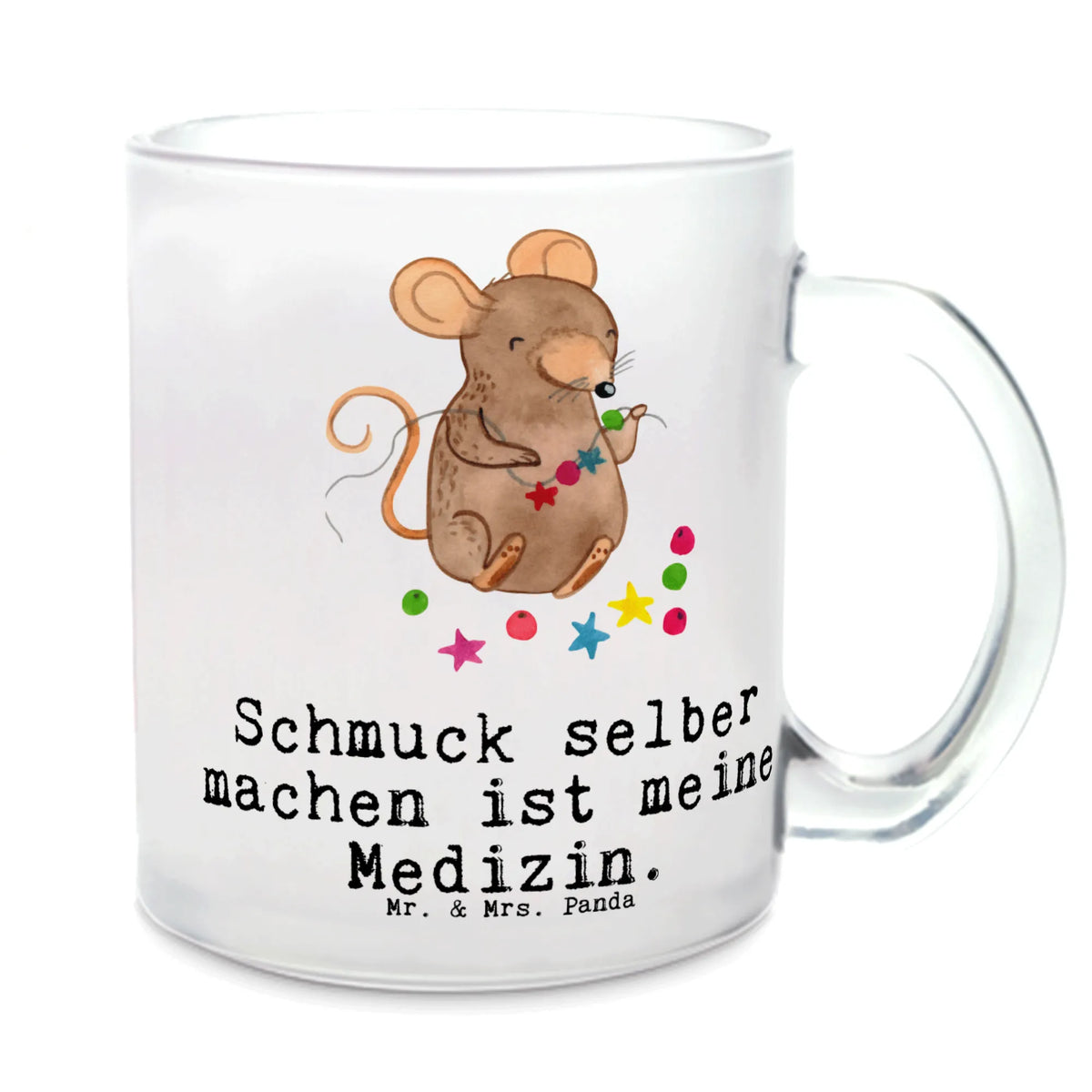 Teetasse Maus Schmuck selber machen