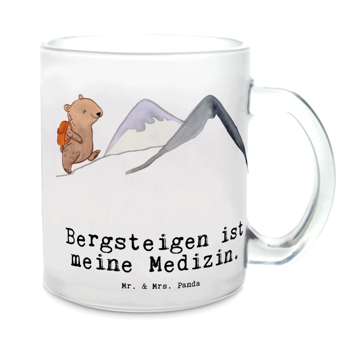 Teetasse Bär Bergsteigen