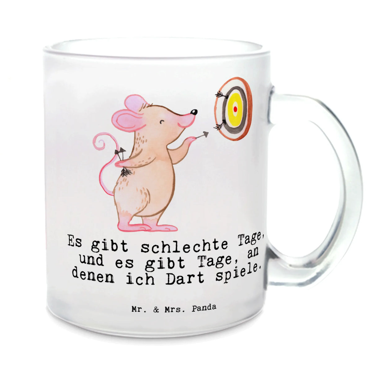 Teetasse Maus Dart spielen