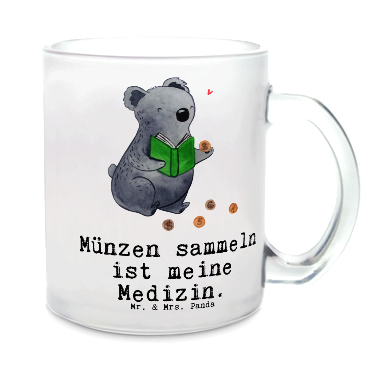 Teetasse Koala Münzen sammeln
