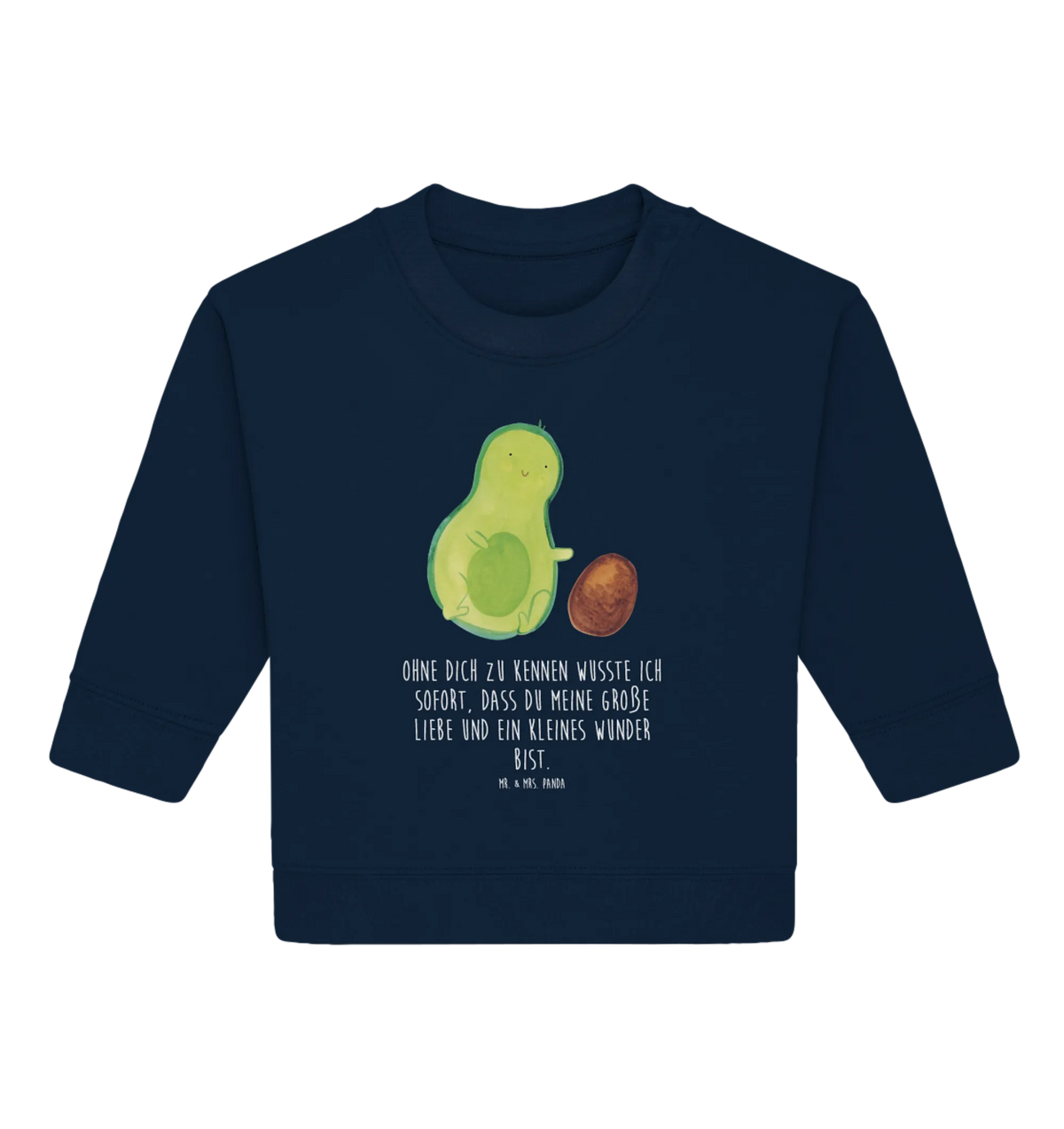 Organic Baby Pullover Avocado Kern rollt Baby Bullover, Gesund, Avocado, Veggie, Vegan, Avocados, Baby, Erstes Kind, Liebe, Babyparty, Schwangerschaft, Säugling, Love, Große Liebe, Kind, Schwanger, Geburtstag, Zur Geburt, Geburt