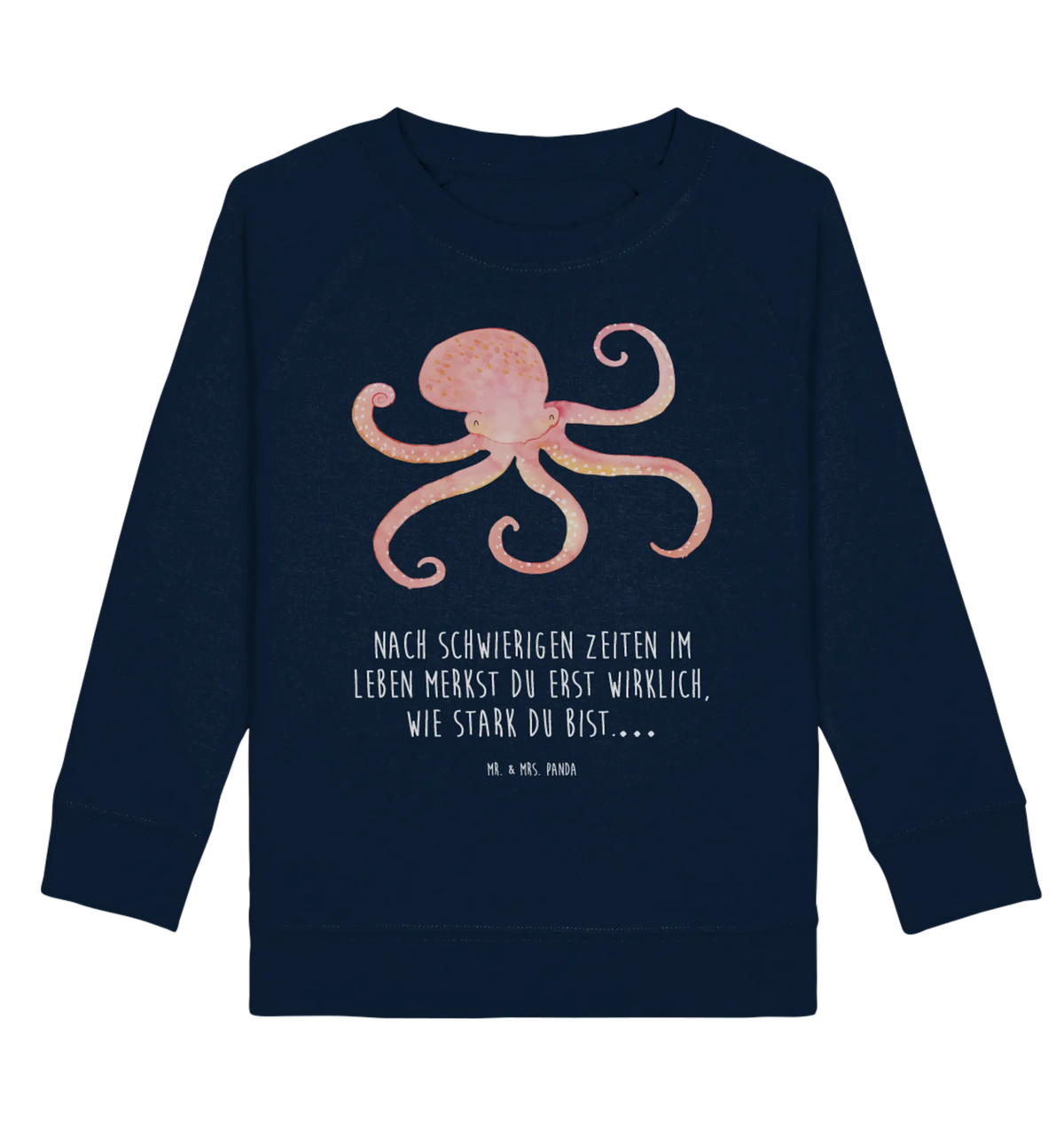 Organic Kinder Pullover Tintenfisch Kinder Pullover, Kinder Sweatshirt, Tiermotive, Lustige Sprüche, Tiere, Gute Laune, Arme, Tintenfisch, Meer, Meerestier, Wasser, Ozean, Krake