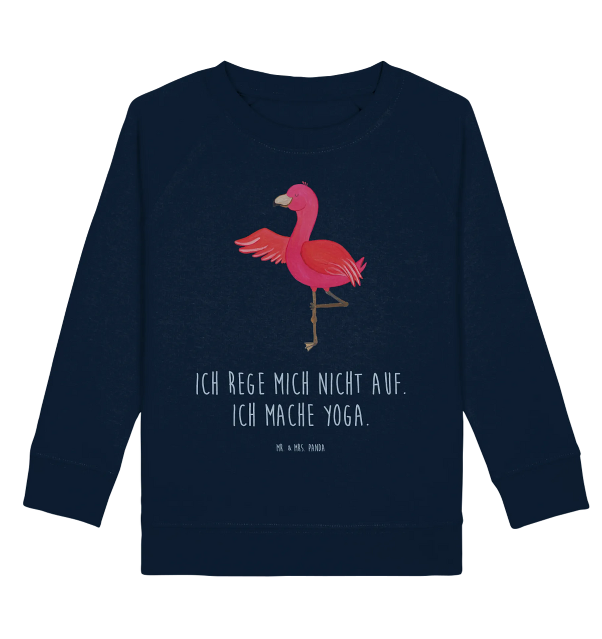 Organic Kinder Pullover Flamingo Yoga Kinder Pullover, Kinder Sweatshirt, Flamingo, Achtsamkeit, Vogel, Yoga-Übung, Ärger, Entspannung, Tiefenentspannung, Yoga, Namaste, Aufregen