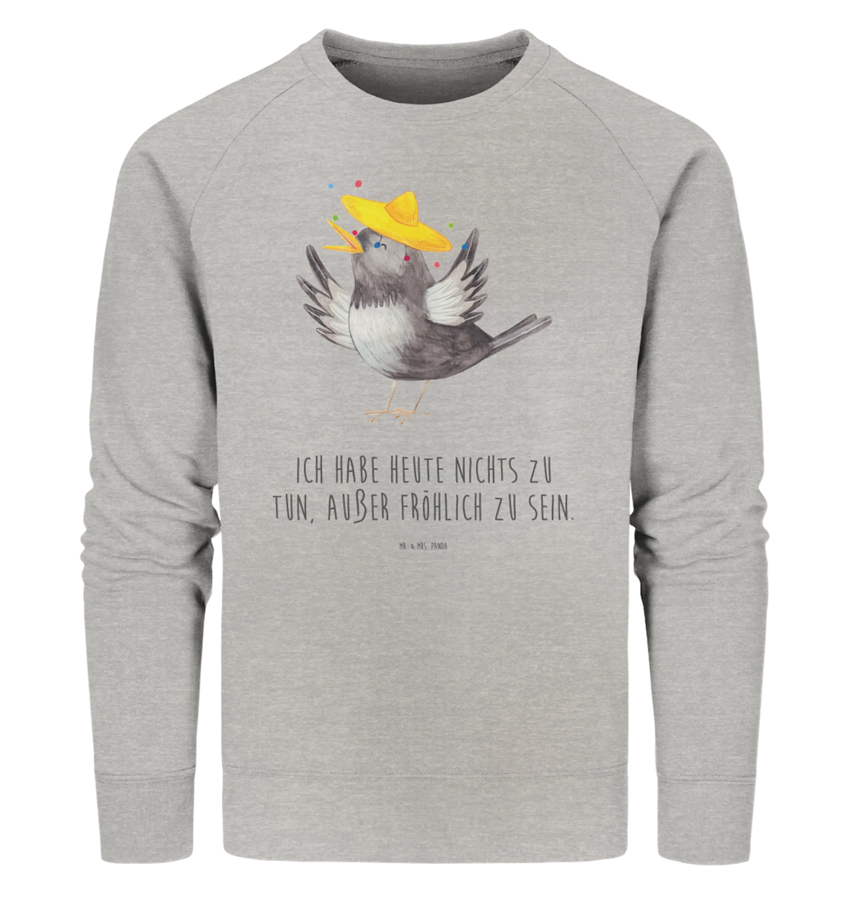 Organiczny Sweter kruk Sombrero dobra energia, Motywy zwierzęce, zabawne powiedzonka, zwierzęta