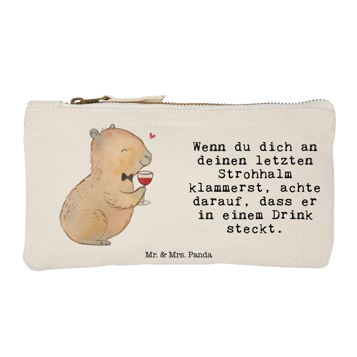 Schminktasche Capybara Wein Schlamper, Schminktasche, utensilientasche, toiletry bag, Beauty Bag, Kosmetikbeutel, Stoffbeutel, Schminktäschchen, Kosmetiktasche, Waschtasche, pencil case, beauty case, Kulturtasche, aufbewahrungstasche, Mäppchen, Schlampermäppchen, Schminkbeutel, Stofftasche, Stifteetui, Baumwollbeutel, Etui, Stiftemäppchen, Täschchen, Federtasche, Make-Up Tasche, Federmappe, Waschbeutel, beauty tasche, aufbewahrungsbeutel, Pinseltasche, Pouch, Kulturbeutel, kosmetiktäschchen, Schulmäppchen, Baumwolltasche, Lustige Sprüche, Tiere, Tiermotive, Gute Laune, Heiterer Capybara, Stilvolles Capybara, Capybara Zeichnung, Adrette Tiere, Panda Handzeichnung, Weintrinkendes Nagetier, Geschenk für Weinkenner, Weinliebhaber Geschenk, Liebe Zum Wein Spruch, Capybara Kunstwerk, Wein Spaßbild, Handgezeichnetes Capybara, Capybara Weinflasche