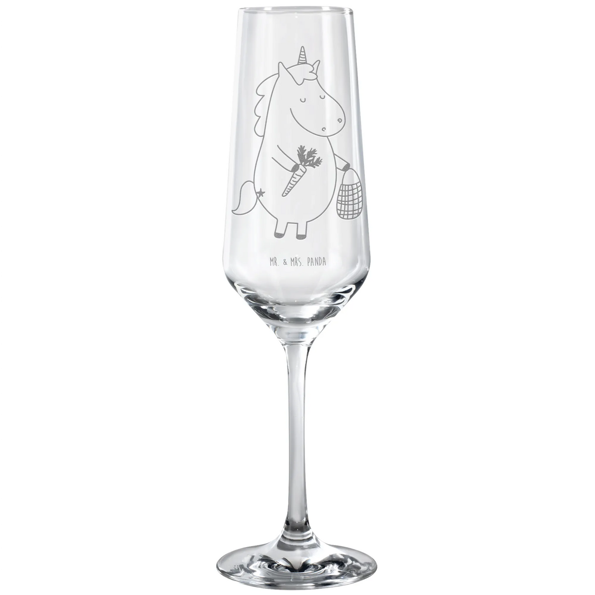 Sektglas Einhorn Vegan