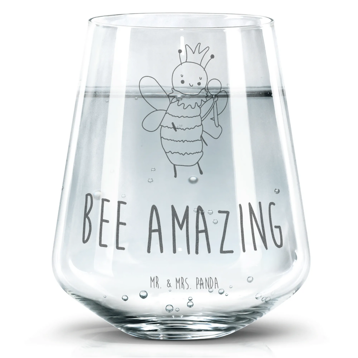 Trinkglas Biene König Glas, Limonadenglas, Allzweckglas, Panda Glas, Designglas, Saftglas, Tumbler Glas, Geschenkglas, Trinkgefäß, Trinkglas, Becherglas, Glasbecher, Dekoglas, Wasserbecher, getränkebecher, Wasserglas, Biene, Hummel, Wespe