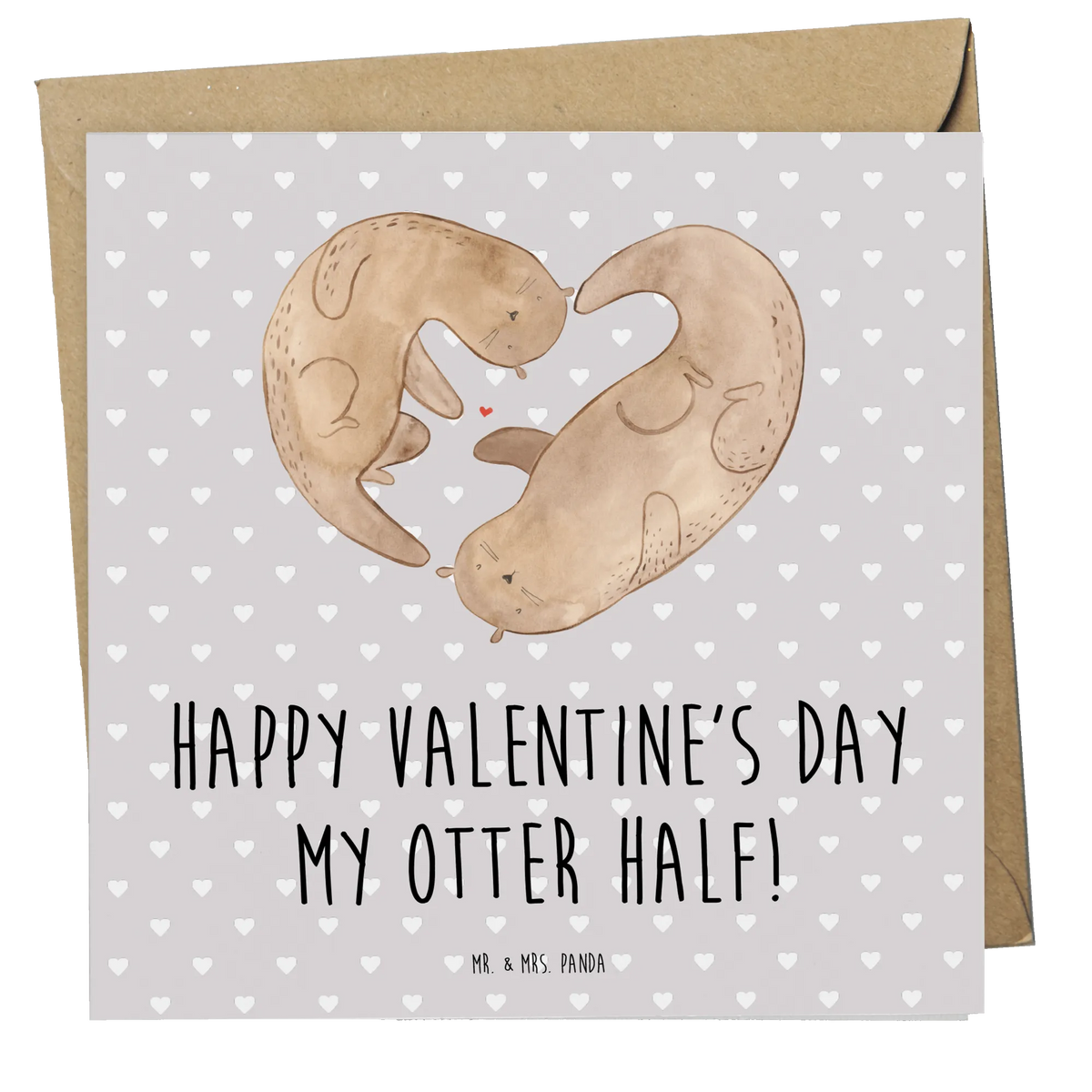 Deluxe Karte Otter Valentine Grußkarte, anlasskarte, faltkarte, Glückwunschkarte, doppelkarte, Klappkarte, Heiratsantrag, Jahrestag, Ehemann, Hocheitstag, Liebe, Freundin, Liebesgeschenk, Verlobung, Partner, Ehefrau, Freund, Heiraten, Valentinstag, Liebesbeweis, Geschenk für Partner, Hochzeitstag, für Männer, Mitbringsel, für Ehemann, Geschenk für Frauen, Geschenk für Freundin