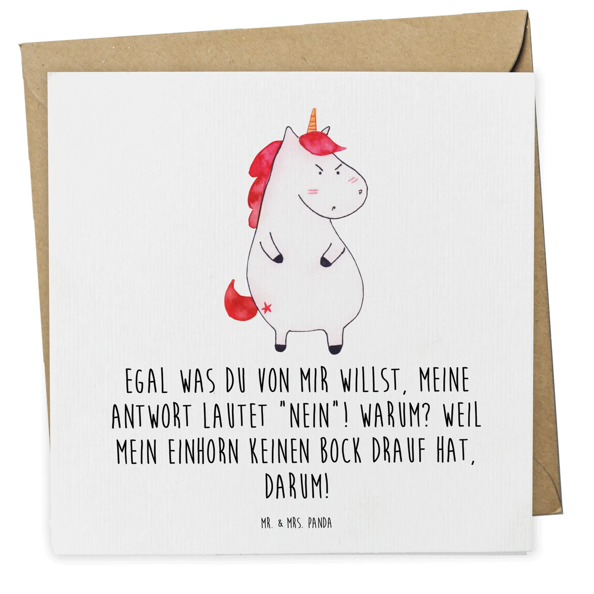 Deluxe Karte Einhorn Wut doppelkarte, Grußkarte, Glückwunschkarte, anlasskarte, faltkarte, Klappkarte, Unicorn, Einhorn, Einhörner, Einhorn Deko, Realität, Ansage, Büro, wütend, Dumme Fragen, Lustig, Geschenk, Nein, Spaß, Arbeit, Lustlos