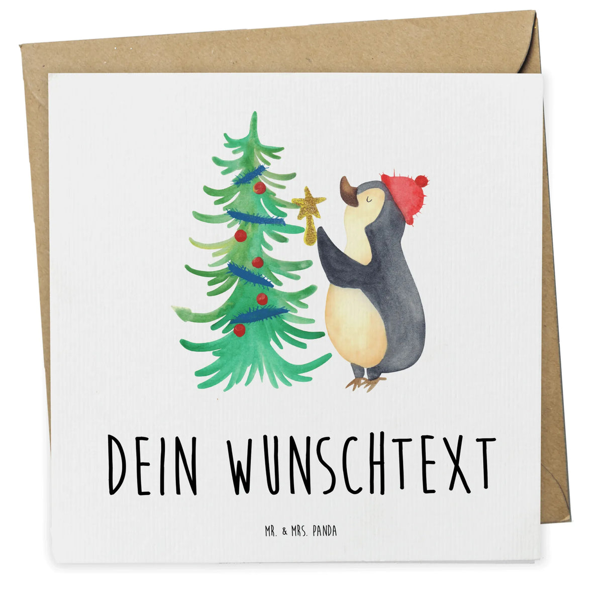 Personalisierte Deluxe Karte Pinguin Weihnachtsbaum Grußkarte personalisierbar, grußkarte personalisiert, karte personalisiert, Personalisierte Postkarte, Personalisierte Grußkarte, Postkarte personalisiert, Personalisierte Karten, Grußkarten Personalisiert, Personalisierte Karte, individuelle grußkarte, Personalisierte Grußkarten, Weihnachten, Winter, Weihnachtsdeko, Nikolaus, Advent, Heiligabend, Wintermotiv, Pinguin