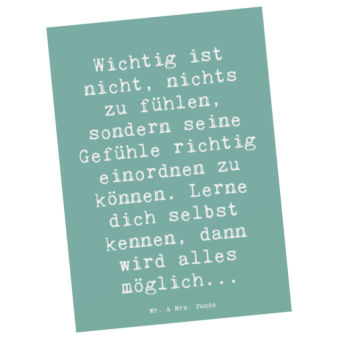 Postkarte Spruch Emotionen ausdrücken Weisheit Motivkarte, Fotokarte, Postkarten, kunstkarte, Postkarte, Ansichtskarte, spruchkarte, bildkarte, Designkarte, Grußkarte, einzelkarte, Ansichtskarten, Kunstkarten, freude, geschenkideen, sprüche, Lächeln, lebensweisheiten, motivation, alltag verschönern, inspiration, mr and mrs panda, nachhaltige geschenke, spruch kollektion, shopify, Kreativ, schöne sprüche, sprüche sammlung, zitate, glück, wohnaccessoires, Dekoration, liebe, wanddeko, Einzigartig