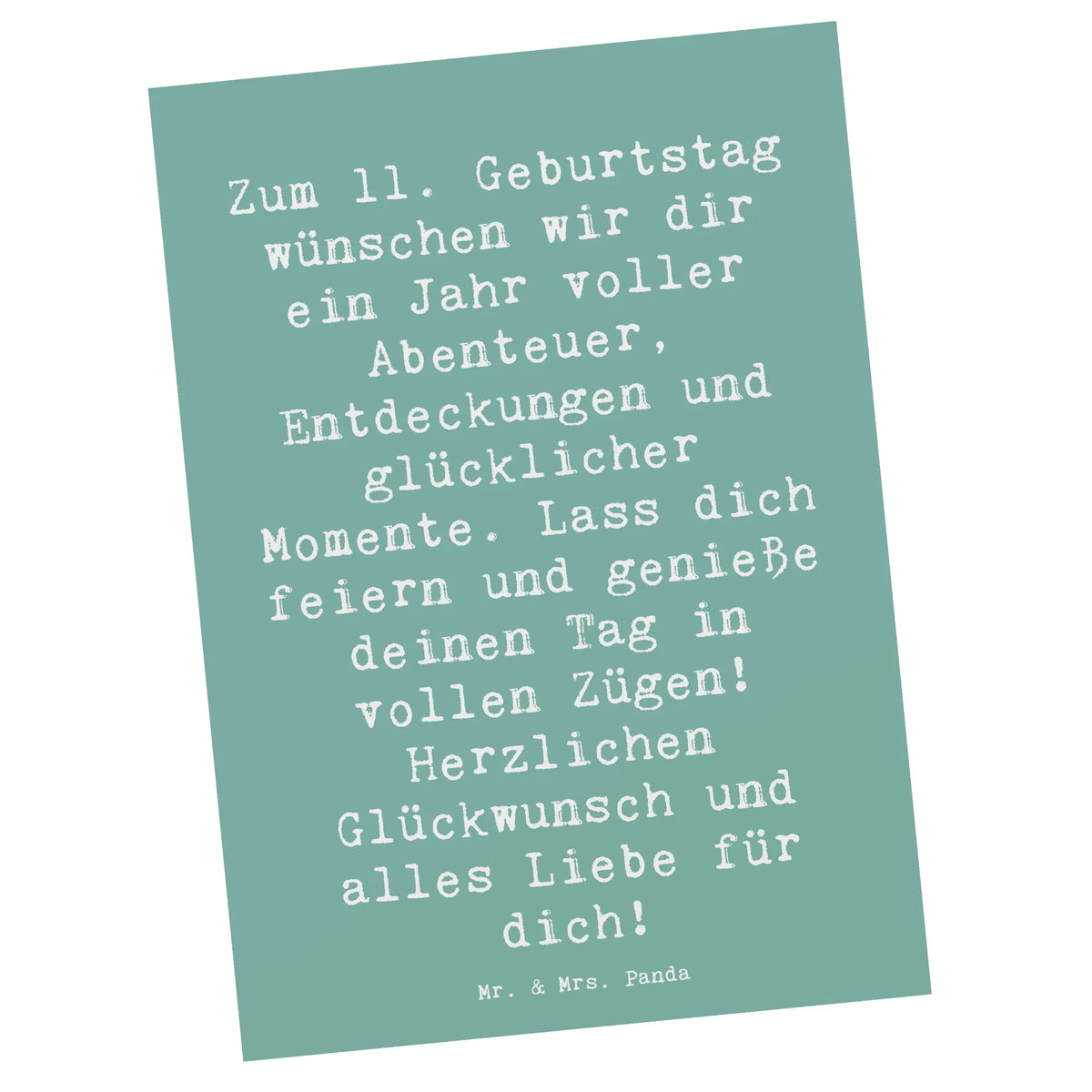 Postkarte Spruch 11. Geburtstag Wunder Designkarte, Ansichtskarte, spruchkarte, Kunstkarten, Ansichtskarten, bildkarte, Fotokarte, Postkarten, einzelkarte, kunstkarte, Grußkarte, Postkarte, Motivkarte, Geschenk, Geburtstag, Geburtstagsgeschenk