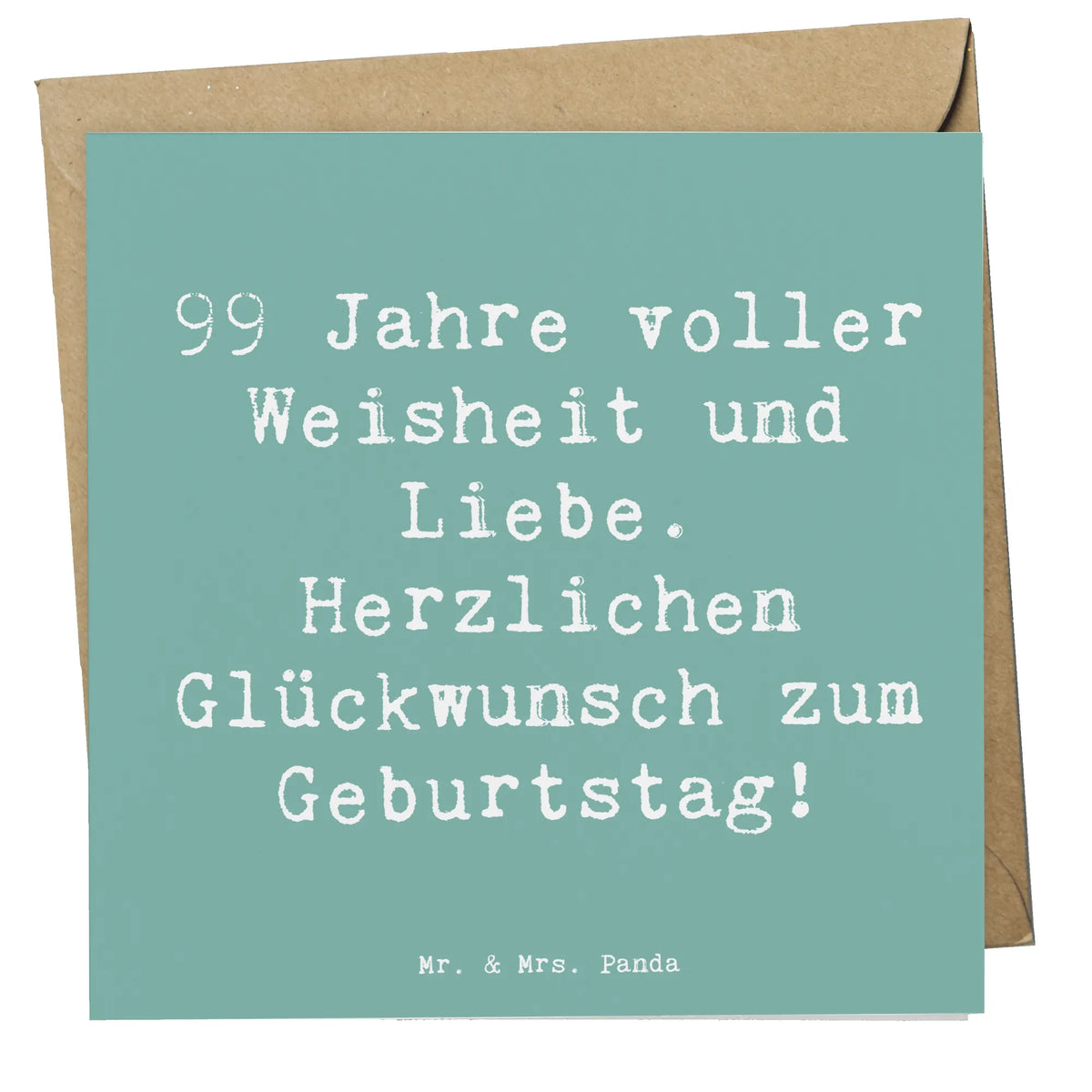 Deluxe Karte Spruch 99. Geburtstag Grußkarte, doppelkarte, Glückwunschkarte, Klappkarte, anlasskarte, faltkarte, Geschenk, Geburtstag, Geburtstagsgeschenk