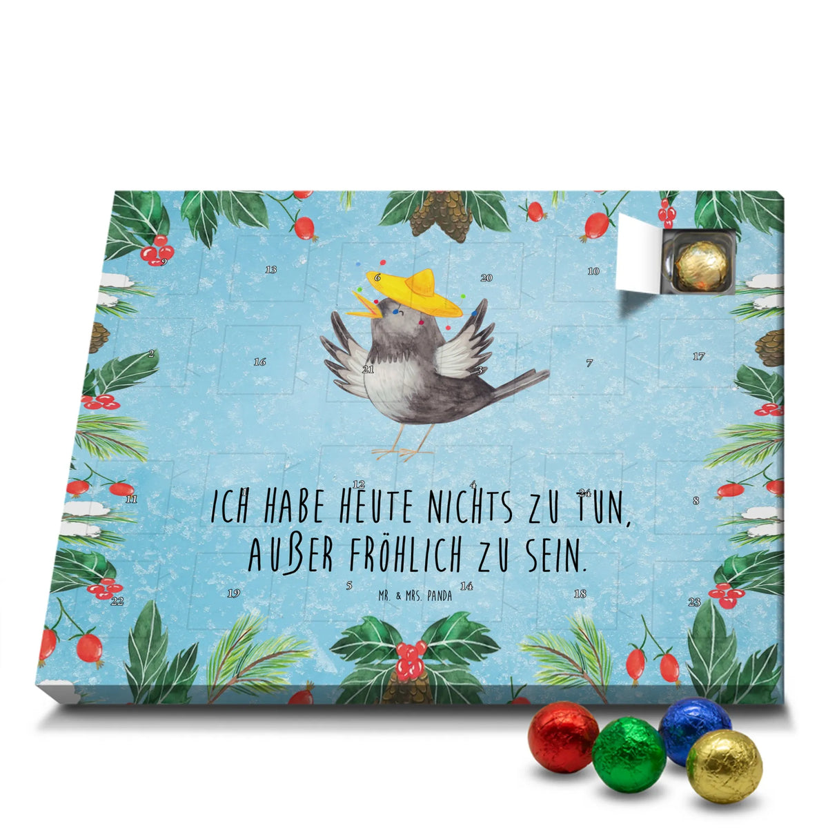 Schoko Adventskalender Rabe Sombrero