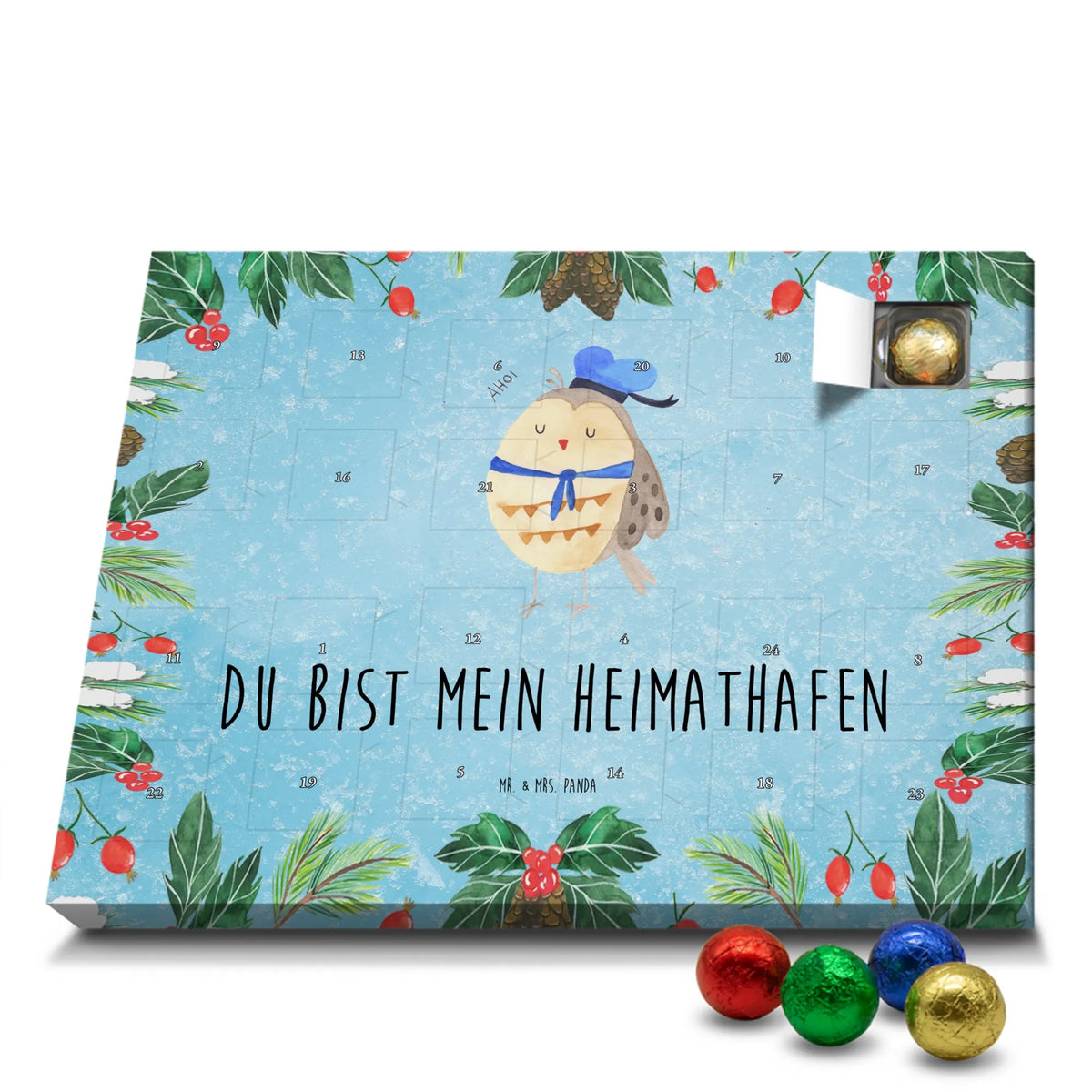 Schoko Adventskalender Eule Matrose