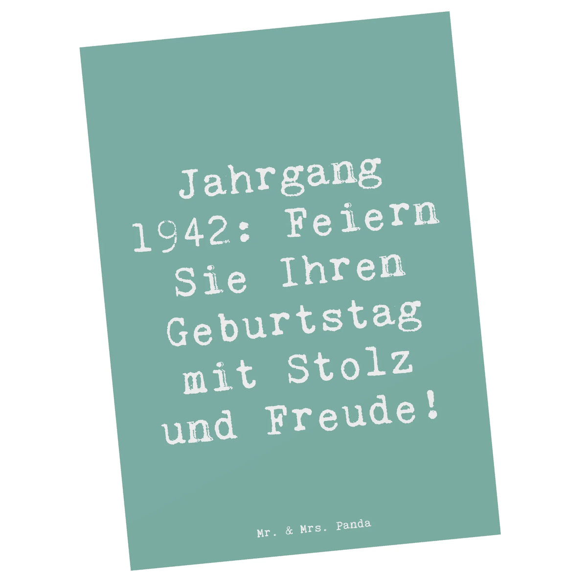 Postkarte Spruch 1942 Geburtstag Designkarte, Postkarten, Kunstkarten, Grußkarte, bildkarte, Motivkarte, einzelkarte, kunstkarte, Ansichtskarten, Fotokarte, Postkarte, Ansichtskarte, spruchkarte, Geburtstag, Geschenk, Geburtstagsgeschenk