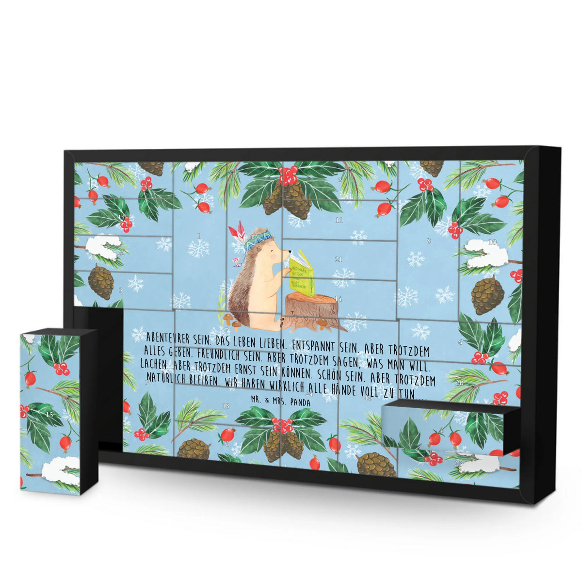 Befüllbarer Adventskalender Igel Federschmuck|p:1828443|h:c7438d5cc068d5d5e413ac721ac55bcf