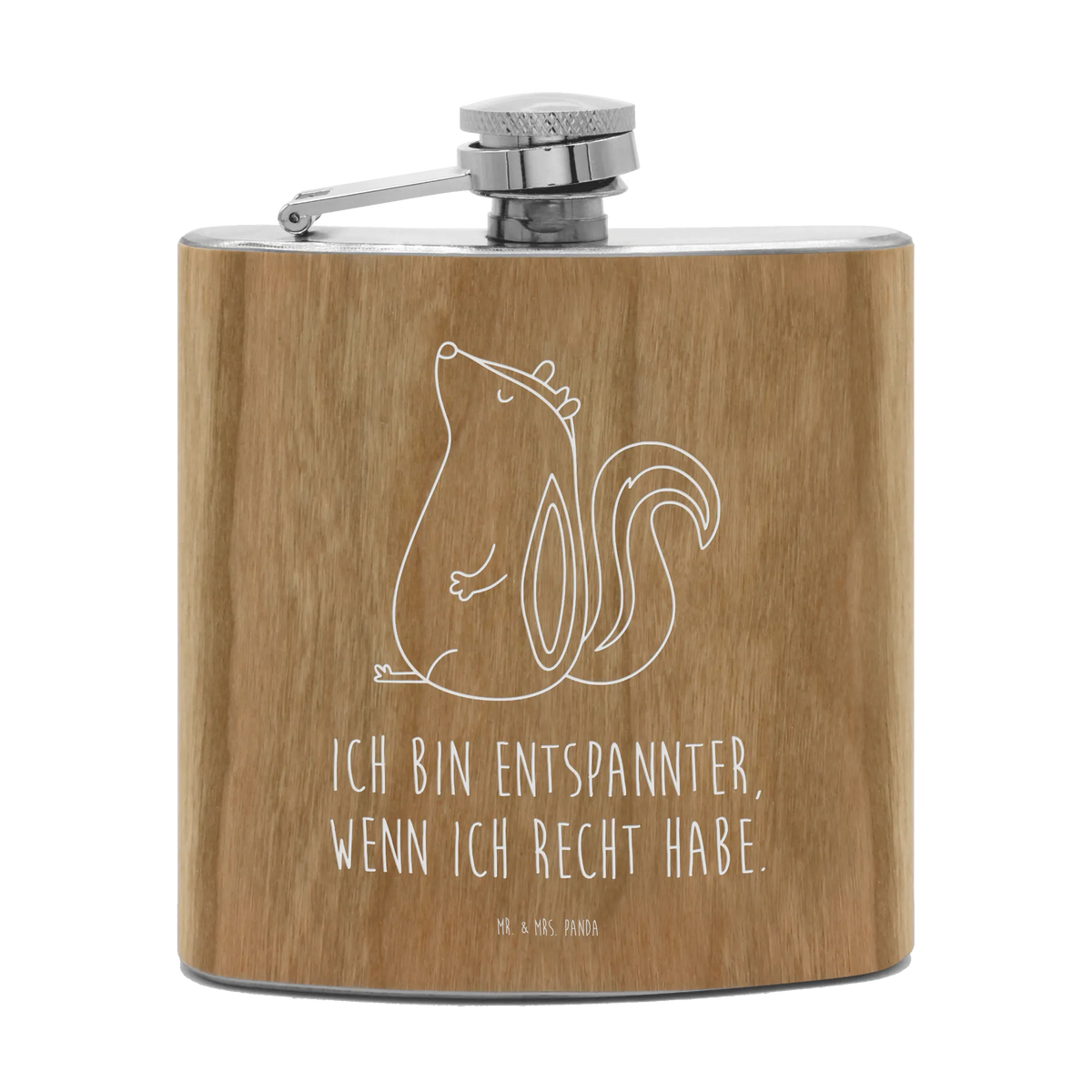 Hipflask skunk Sit Flachmann Holz, Schnaps Flachmann, Flachmann Outdoor, Hip Flask, Alkoholflasche, Taschenflachmann, outdoor flachmann, Flachmann Edelstahl, Likörflasche, Whisky Flachmann, feldflasche, holz flachmann, Wodka Flachmann, Flachmann, Flachmann Aus Edelstahl, taschenflasche, schnapsflasche, spirituosenflasche, Rum Flachmann, edelstahl flachmann, Stinktier, Skunk, Büro, Spruch, Raubtier, Stinki, Besserwisser, Stinker, Wildtier, Recht